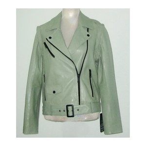 NWT Bod & Christensen KIARA Leather BIKER / MOTO Jacket VEST Size M MSRP $595